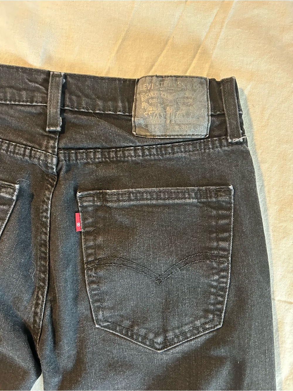 Levi's 512 30x30 Men’s Black Slim Jeans